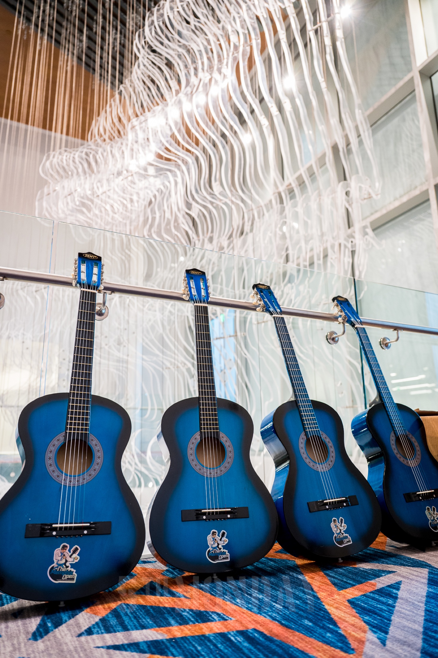 Memphis Open Blue Guitar championship awards